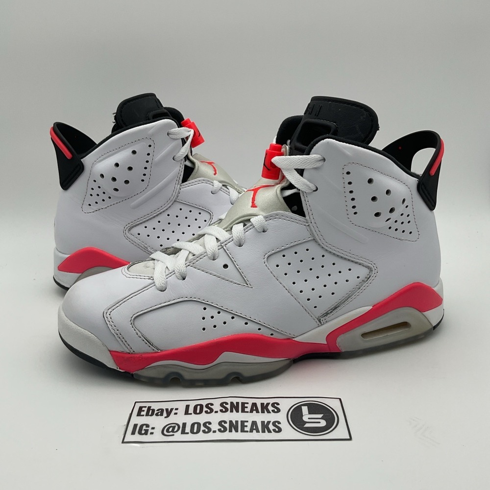Size 8‎ - Air Jordan 6 Retro 2014 White Infrared (384664-123)